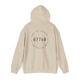 07740 Long Branch Hoodie — Vintage Coastal Town Navy Sweatshirt