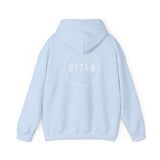 07740 Long Branch Hoodie — Vintage Coastal Town Navy Sweatshirt