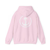 Anchor's Away — Nautical Anchor Graphic Pullover Light Pink