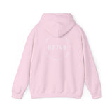 07740 Long Branch Hoodie — Vintage Coastal Town Navy Sweatshirt