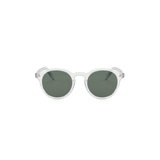 clear frame ohos sunglasses withgreen lenses